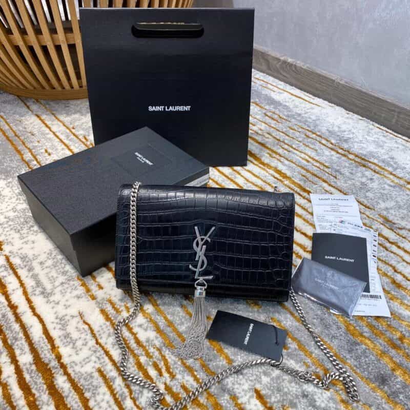 Saint laurent Ysl Kate 24 Bag 鳄鱼纹354119