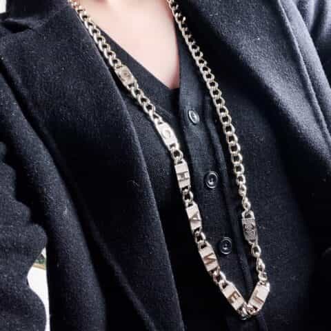新款CHANEL香奈儿字母项链毛衣链