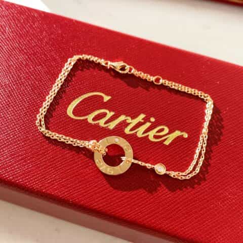 CARTIER卡地亚LOVE系列双链 项链 手链