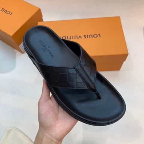 LV/路易威登 高端精品，原版材质L 牌奢品男士拖鞋