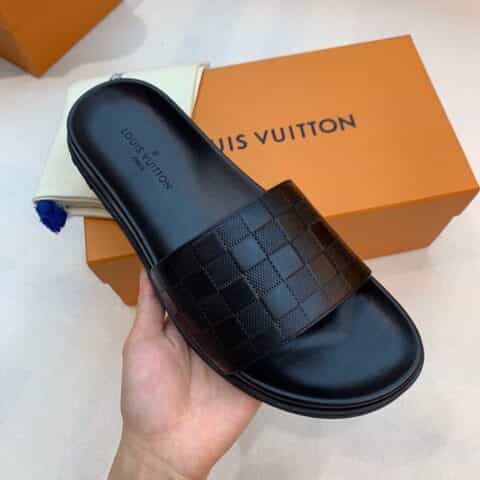 LV/路易威登 高端精品，原版材质L 牌奢品男士拖鞋