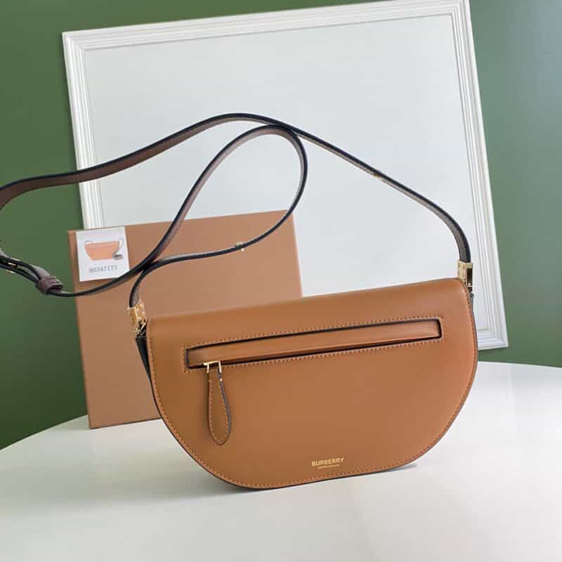Burberry巴宝莉光滑意大利鞣制皮革时装秀款肩背包7171