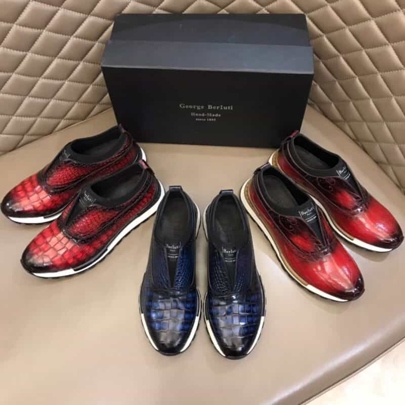 Berluti/布鲁提 2021新款来袭 Fast Track运动休闲男士懒人鞋
