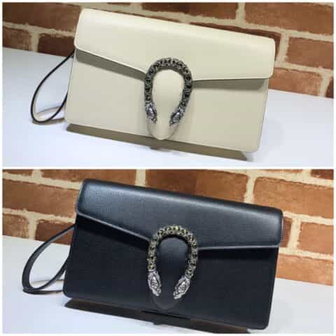 GUCCI古驰Dionysus系列皮革手拿包621197