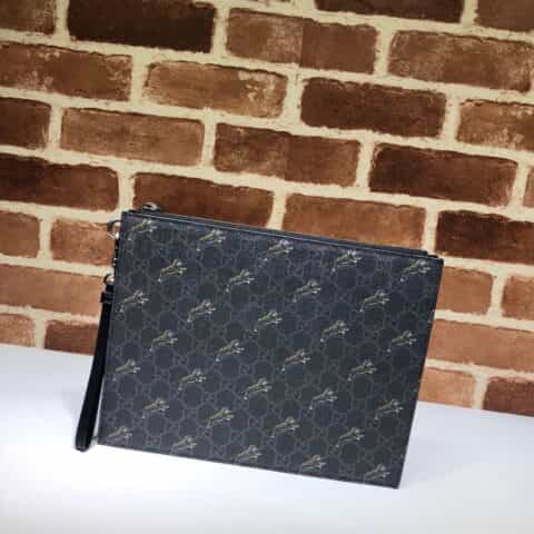 Gucci/古驰  GG 老虎印花手拿包575136