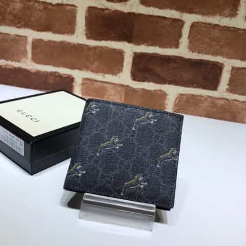 Gucci/古驰 GG 老虎印花钱包 575133
