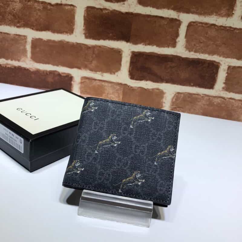 Gucci/古驰 GG 老虎印花钱包 575133