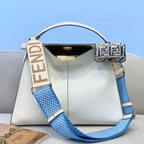 FENDI芬迪全牛皮大手提单肩包304