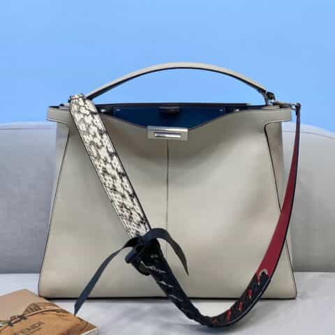 FENDI芬迪全牛皮大手提单肩包304