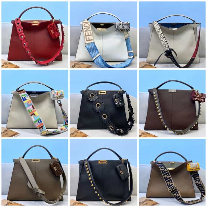 FENDI芬迪全牛皮大手提单肩包304