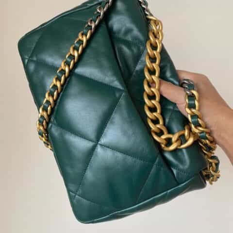 Chanel 19 Flap Bag AS1160 AS1161 森林绿