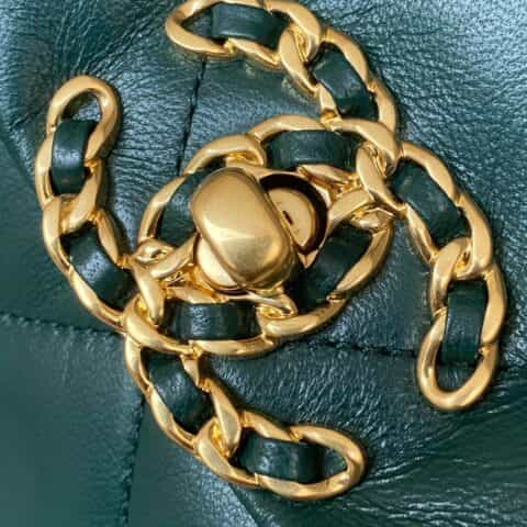 Chanel 19 Flap Bag AS1160 AS1161 森林绿