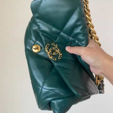 Chanel 19 Flap Bag AS1160 AS1161 森林绿