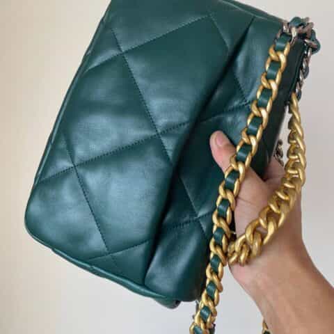 Chanel 19 Flap Bag AS1160 AS1161 森林绿