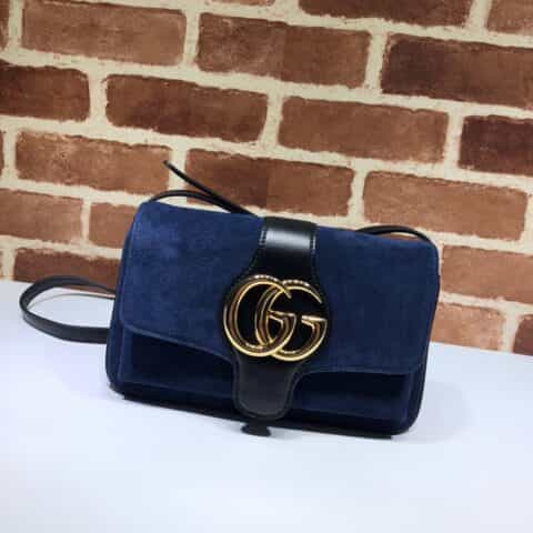 GUCCI古驰磨砂皮GG单肩斜挎包550129