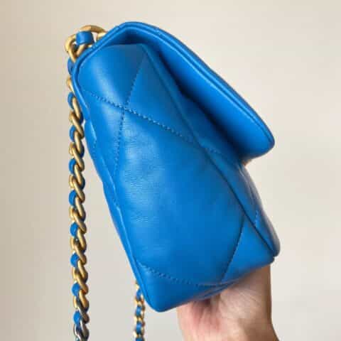 Chanel香奈儿 19 Flap Bag AS1160小号26CM蓝色
