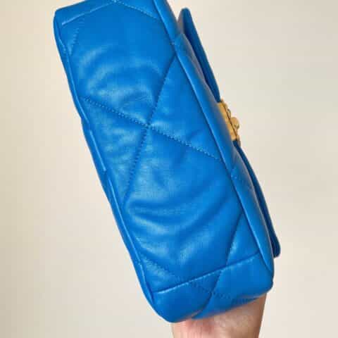 Chanel香奈儿 19 Flap Bag AS1160小号26CM蓝色