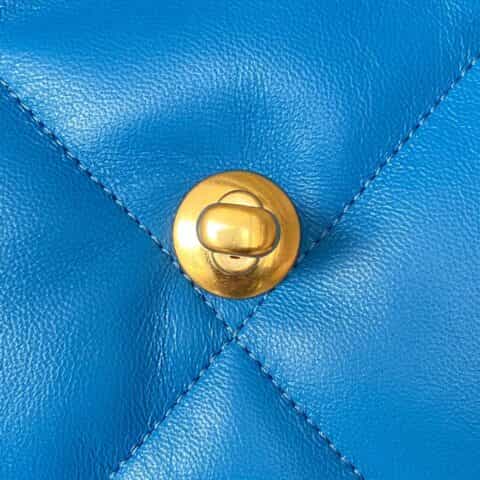 Chanel香奈儿 19 Flap Bag AS1160小号26CM蓝色