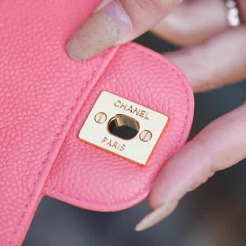 Chanel CF23 Classic flap bag A01113粉色