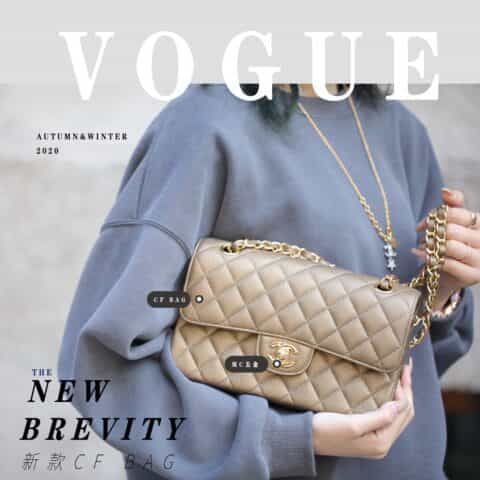 Chanel CF23 Classic flap bag A01113灰色