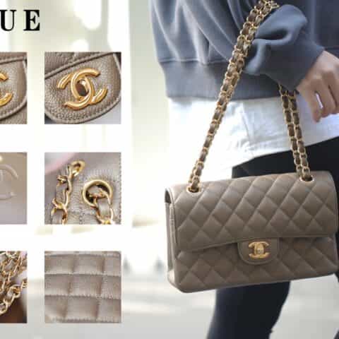 Chanel CF23 Classic flap bag A01113灰色