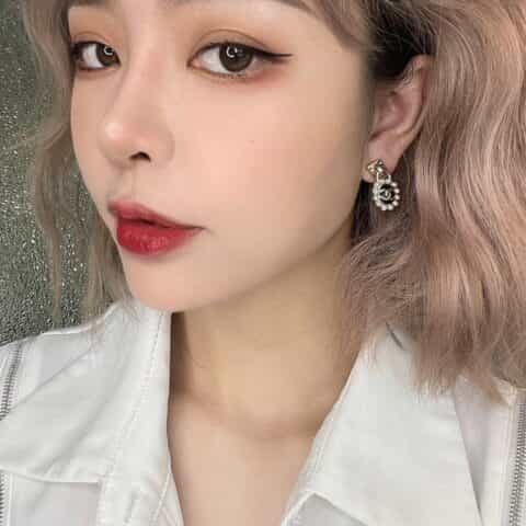 2021新款 CHANEL香奈儿双c珍珠耳钉耳环