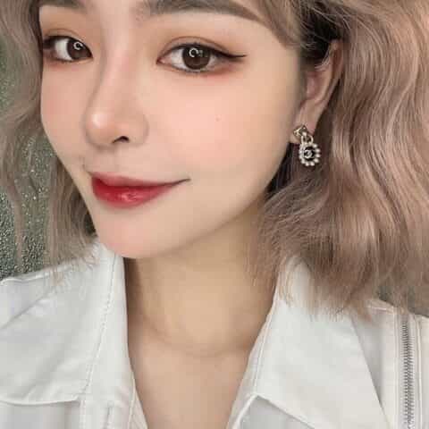 2021新款 CHANEL香奈儿双c珍珠耳钉耳环