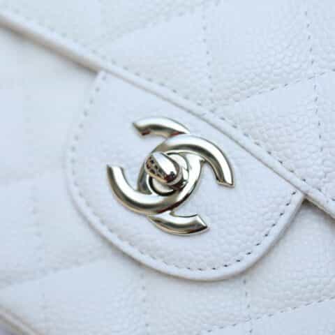 Chanel CF23 Classic flap bag A01113白色