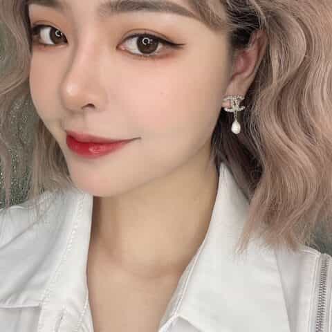 2021新款 CHANEL香奈儿双c珍珠耳钉耳环