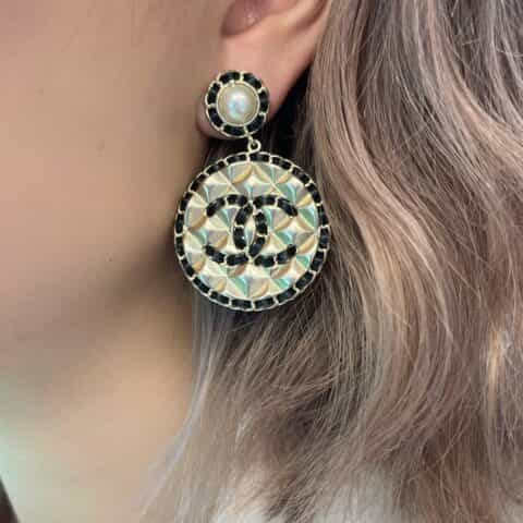 2021新款 CHANEL香奈儿双c耳钉耳环