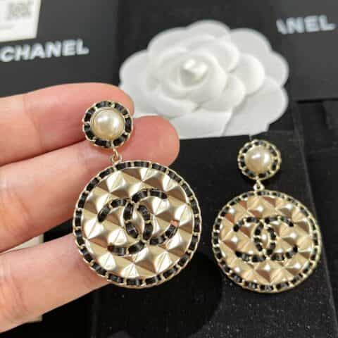 2021新款 CHANEL香奈儿双c耳钉耳环