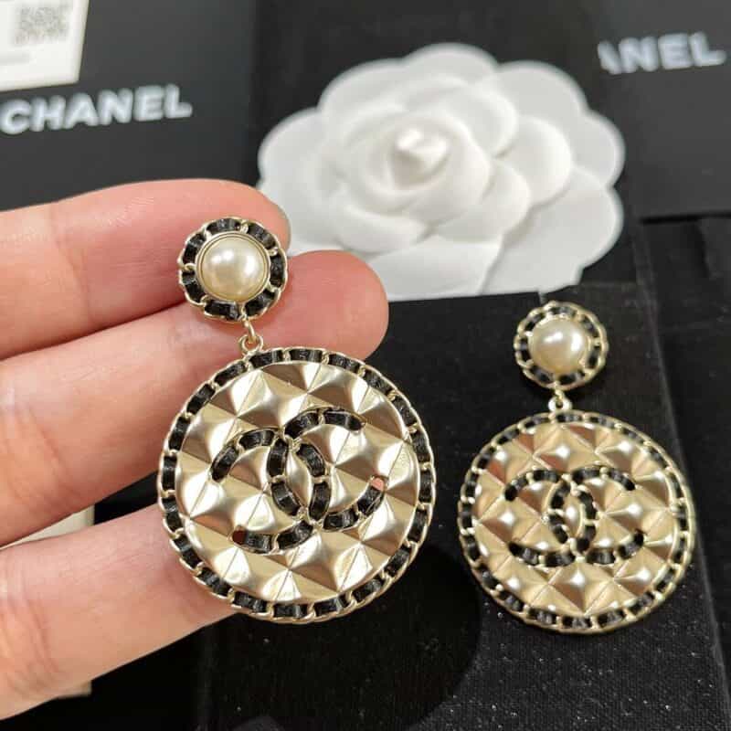 2021新款 CHANEL香奈儿双c耳钉耳环