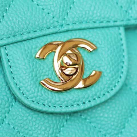 Chanel CF23 Classic flap bag A01113绿色