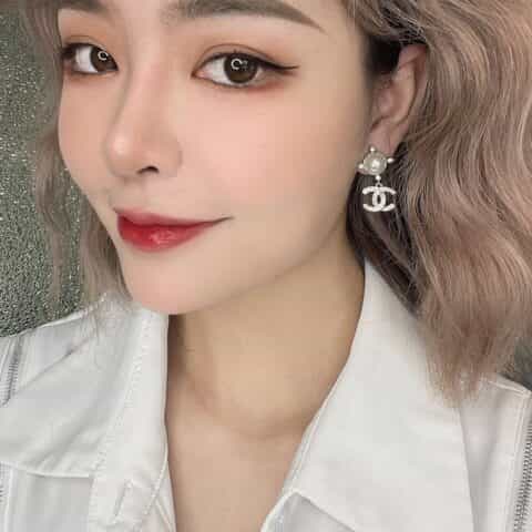 2021新款 CHANEL香奈儿双c珍珠耳钉耳环