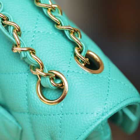Chanel CF23 Classic flap bag A01113绿色