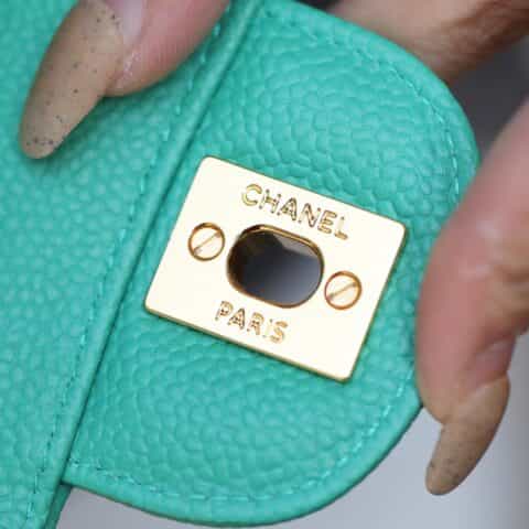 Chanel CF23 Classic flap bag A01113绿色