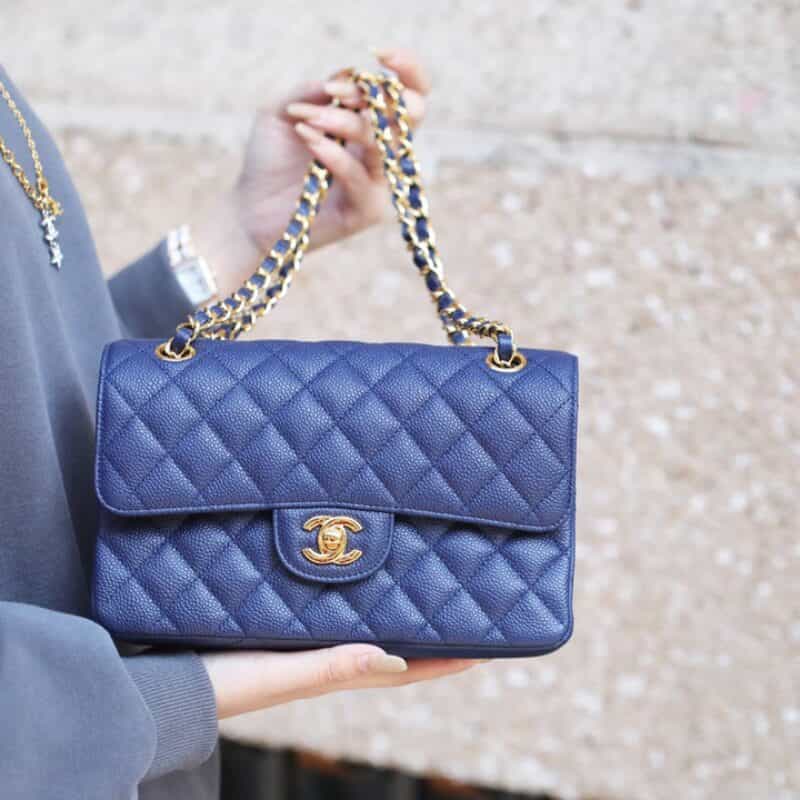 Chanel CF23 Classic flap bag A01113燕尾蓝