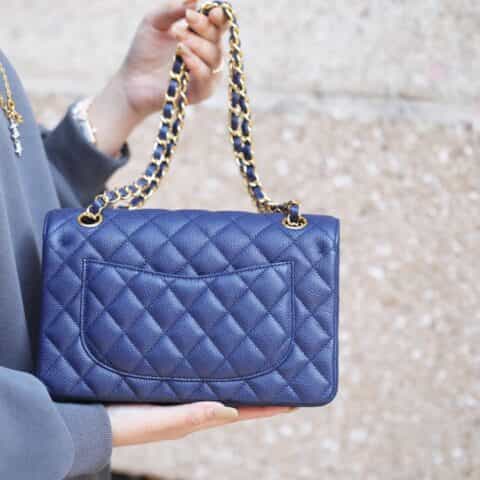 Chanel CF23 Classic flap bag A01113燕尾蓝