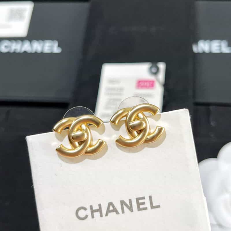 2021新款 CHANEL香奈儿双C耳钉耳环