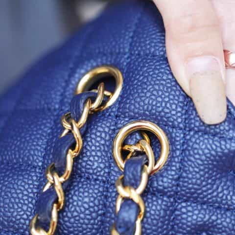 Chanel CF23 Classic flap bag A01113燕尾蓝