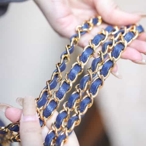 Chanel CF23 Classic flap bag A01113燕尾蓝