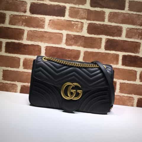 GUCCI古驰GG Marmont系列中号肩背包443496