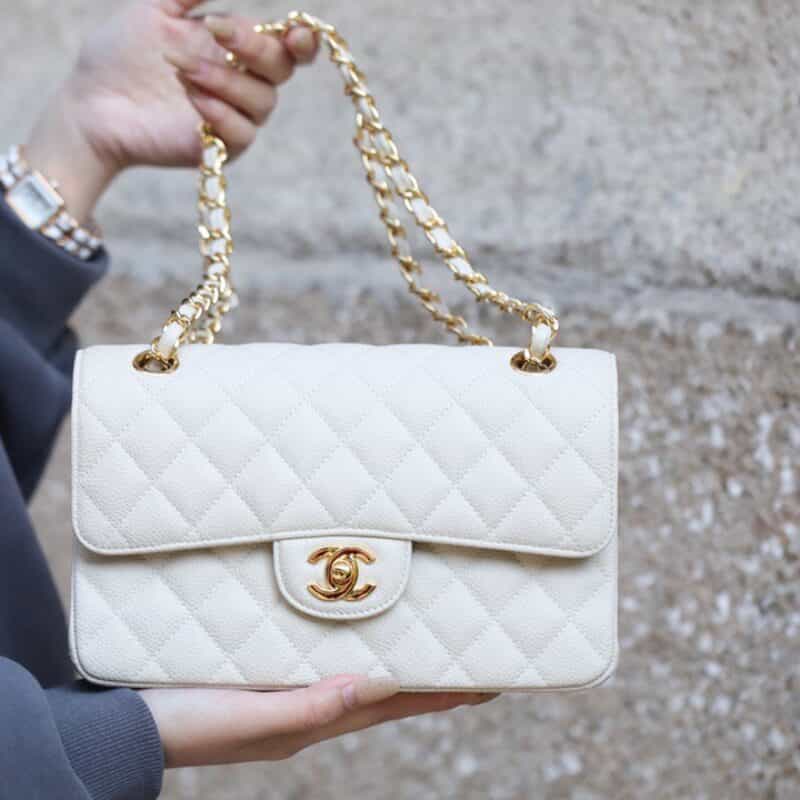 Chanel CF23 Classic flap bag A01113纯白