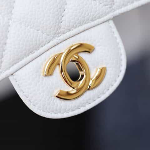 Chanel CF23 Classic flap bag A01113纯白