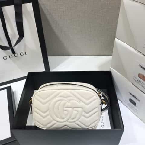 Gucci GG Marmont matelassé mini bag 相机包 448065