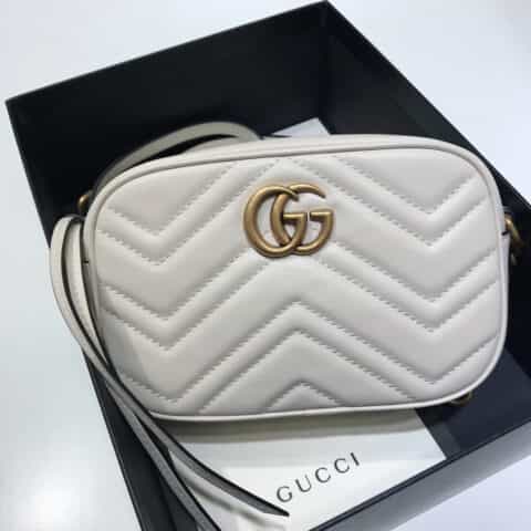 Gucci GG Marmont matelassé mini bag 相机包 448065