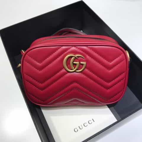 Gucci GG Marmont matelassé mini bag 相机包 448065