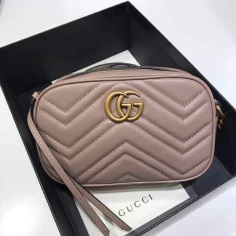 Gucci GG Marmont matelassé mini bag 相机包 448065