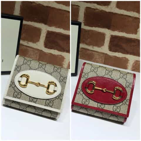 GUCCI古驰1955系列马衔扣短款零钱卡包621891