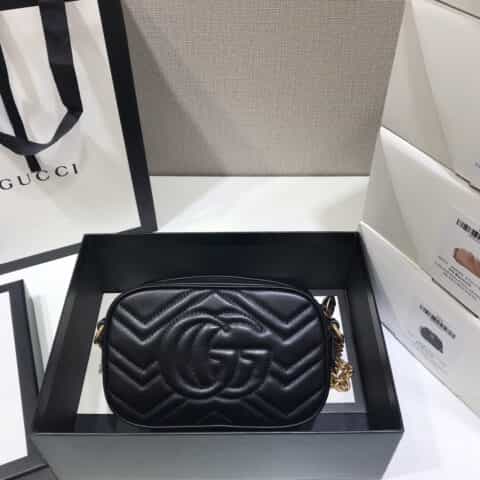 Gucci GG Marmont matelassé mini bag 相机包 448065